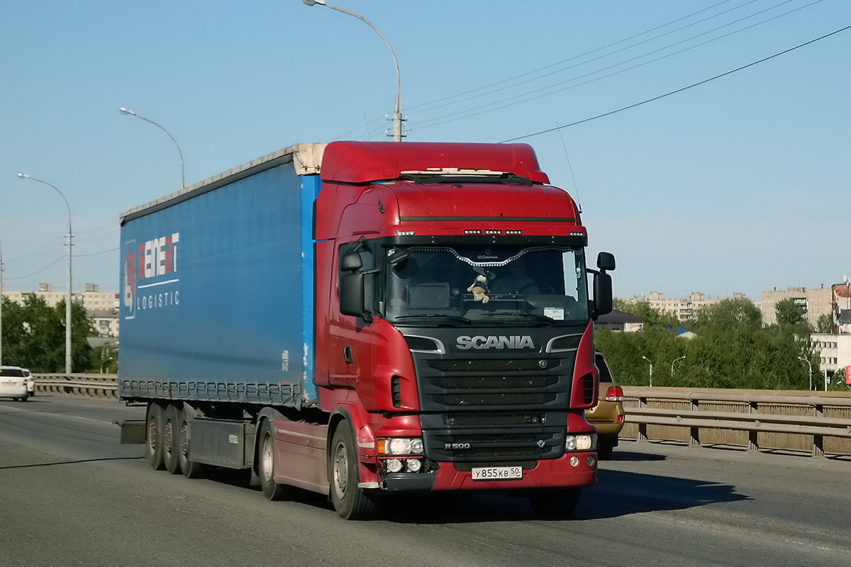 Московская область, № У 855 КВ 50 — Scania ('2009) R500