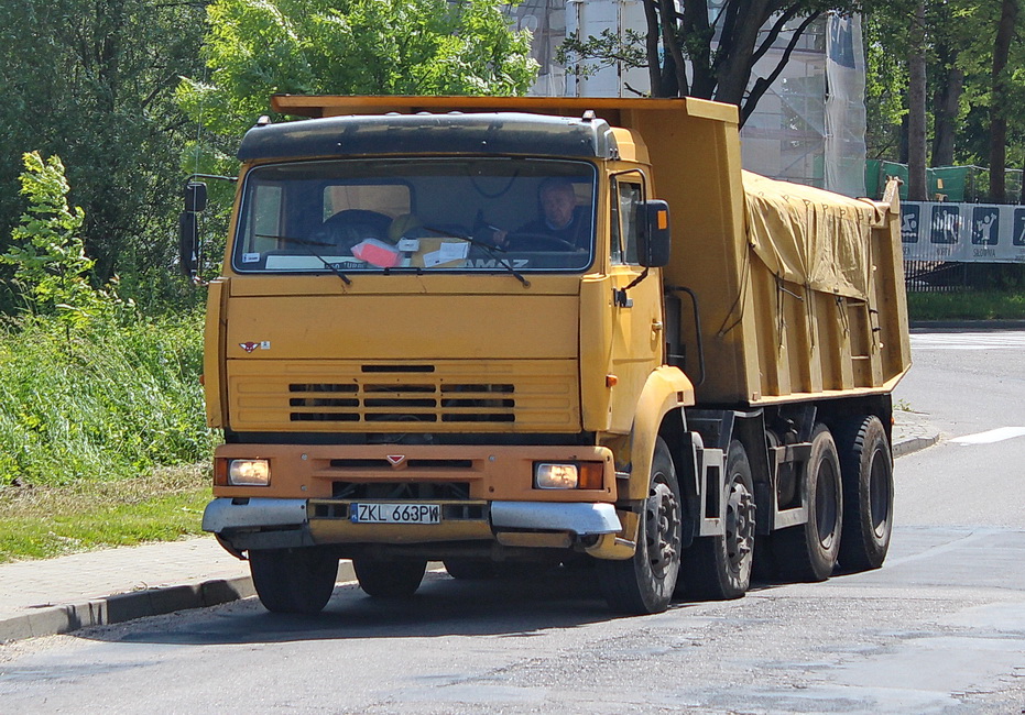 Польша, № ZKL 663PW — КамАЗ-6540 (общая модель)