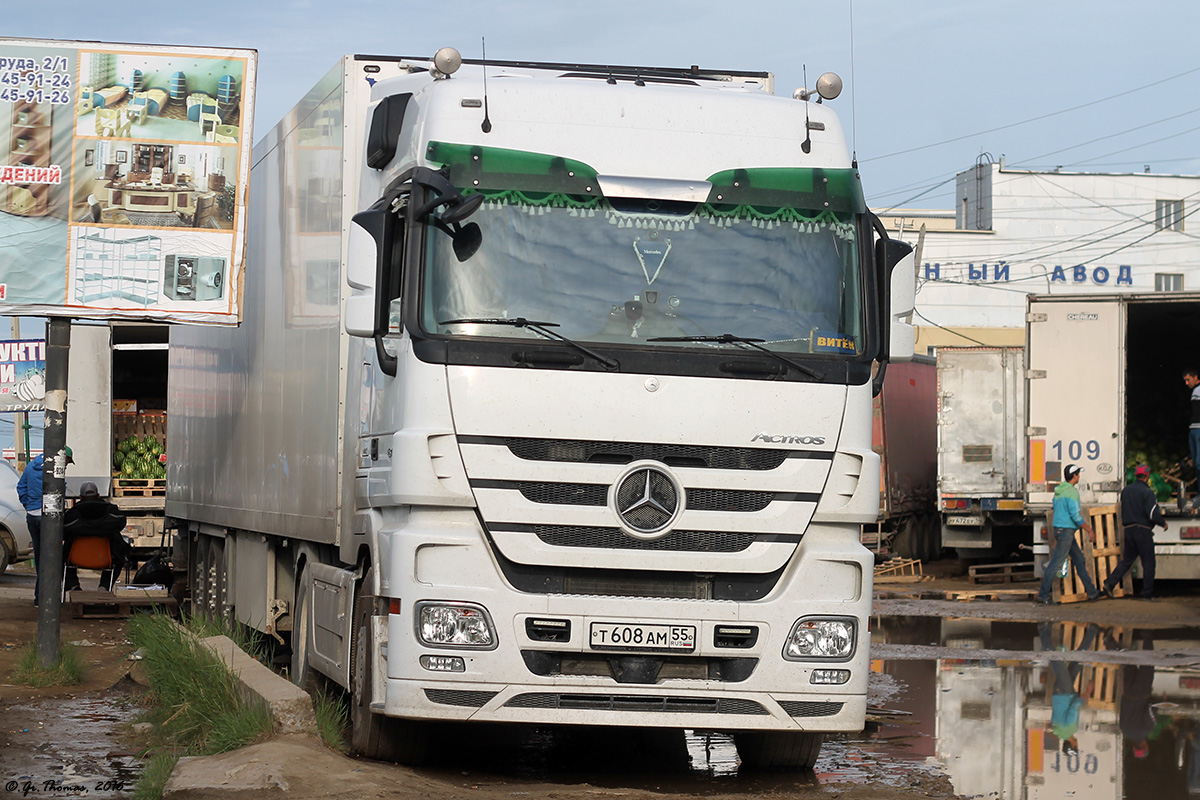 Омская область, № Т 608 АМ 55 — Mercedes-Benz Actros ('2003) 1846