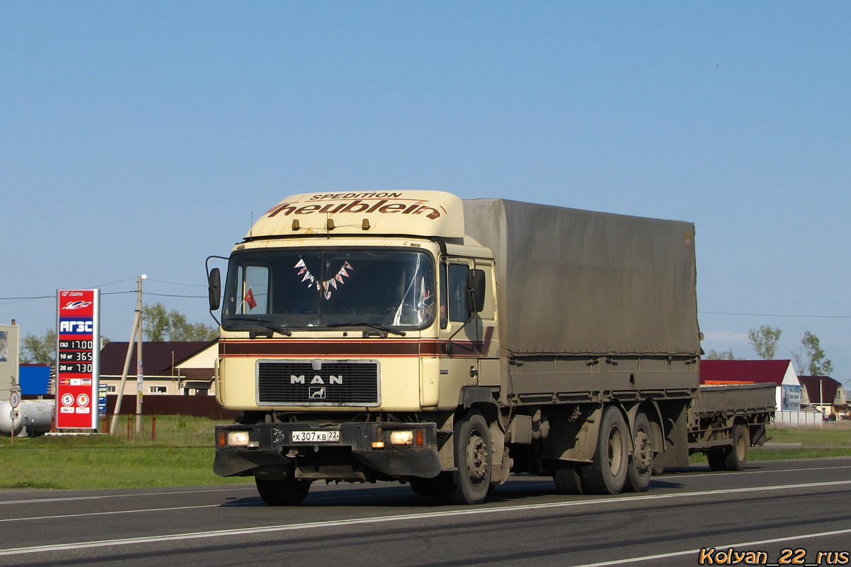 Алтайский край, № Х 307 КВ 22 — MAN F90 24.xxx (общая)