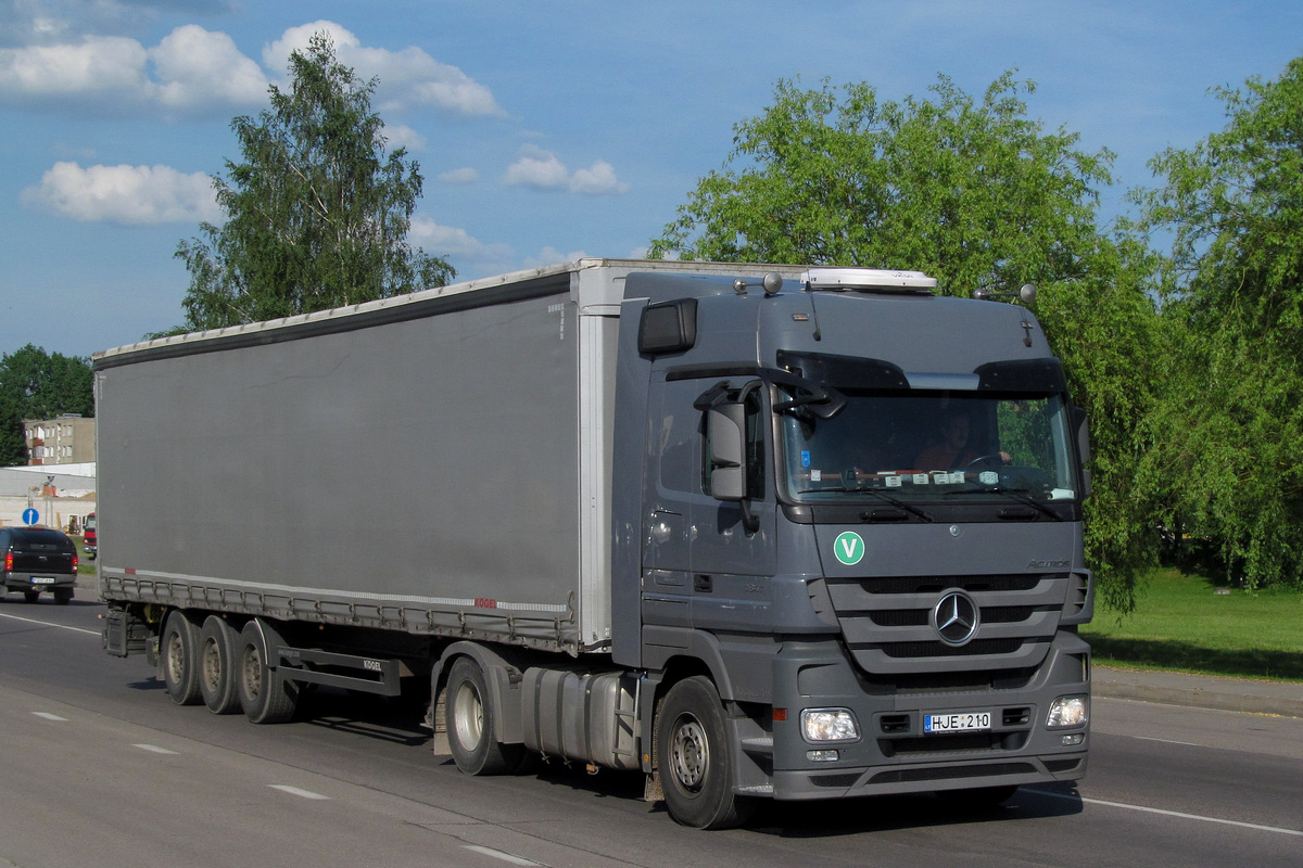 Литва, № HJE 210 — Mercedes-Benz Actros ('2009) 1841