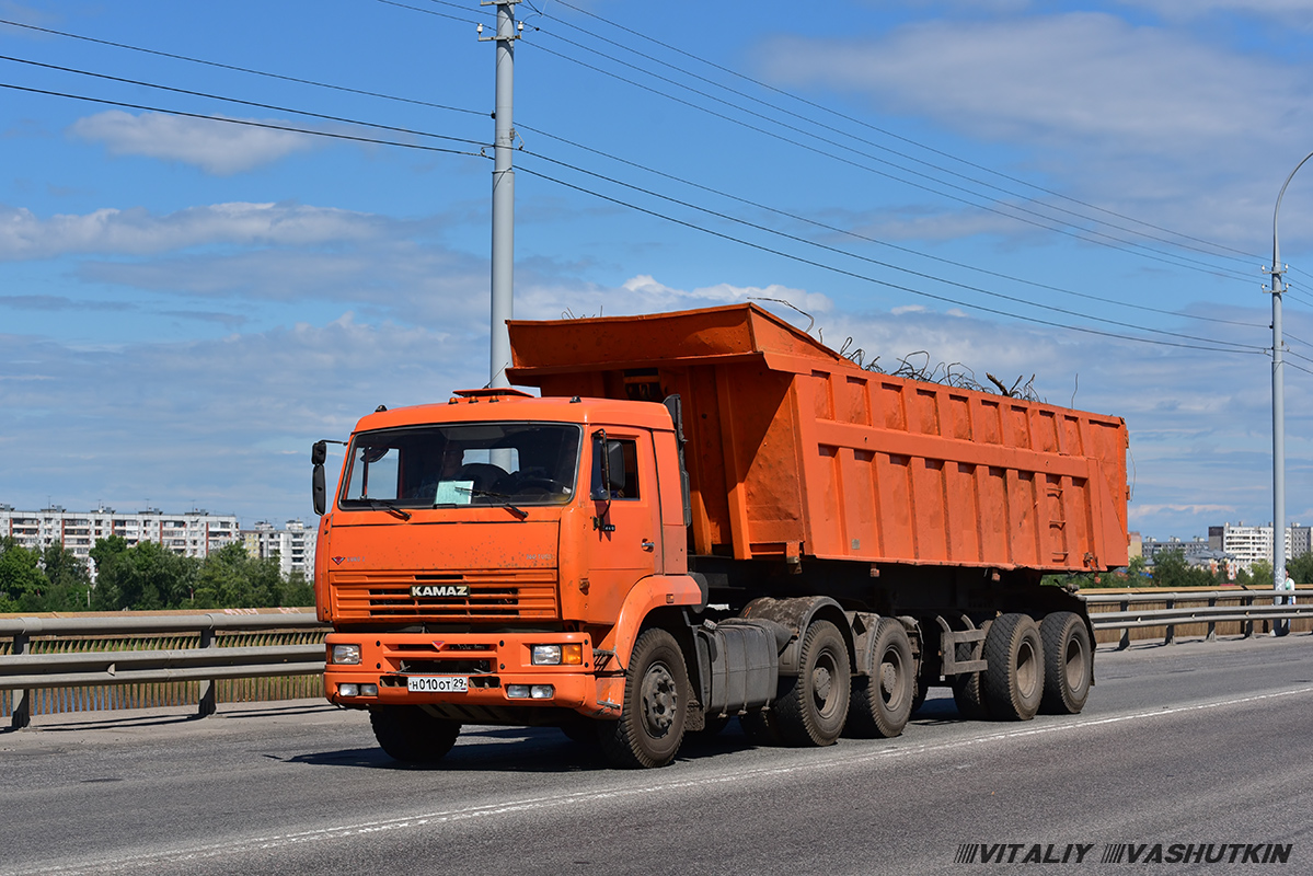 Архангельская область, № Н 010 ОТ 29 — КамАЗ-6460 [646000]