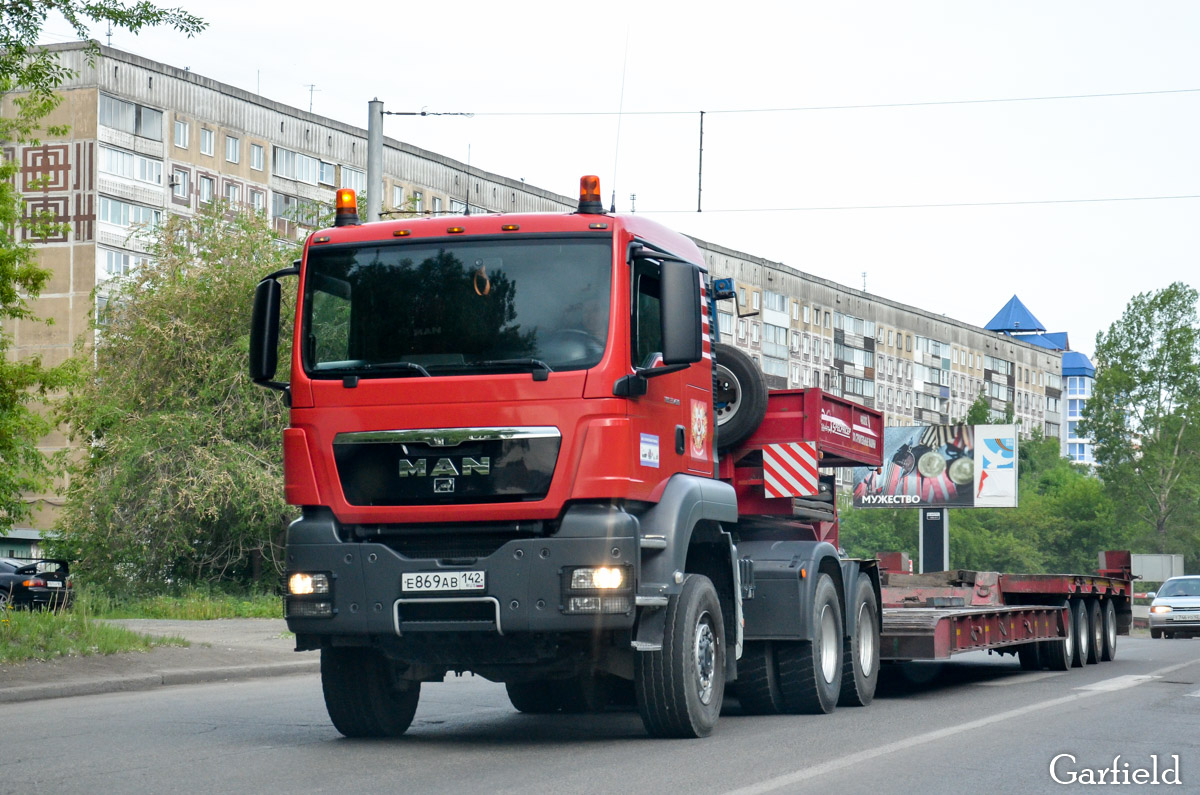 Кемеровская область, № Е 869 АВ 142 — MAN TGS ('2007) 33.430