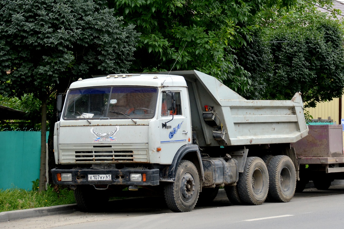 Ростовская область, № Х 107 КУ 61 — КамАЗ-55111-02 [55111C]