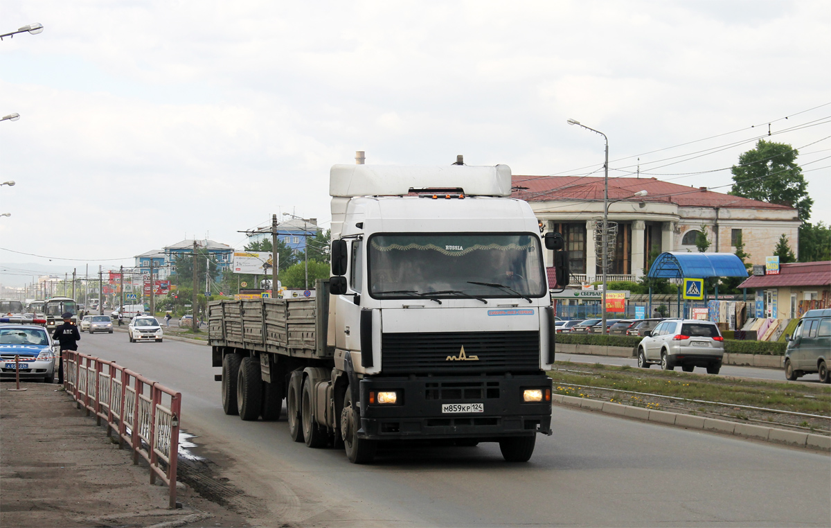 Красноярский край, № М 859 КР 124 — МАЗ-6430A8