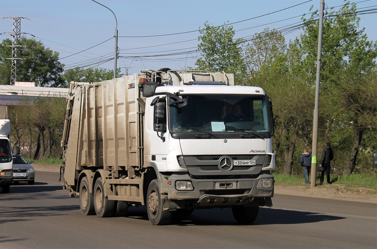 Красноярский край, № Т 304 МР 124 — Mercedes-Benz Actros '09 3336 [Z9M]