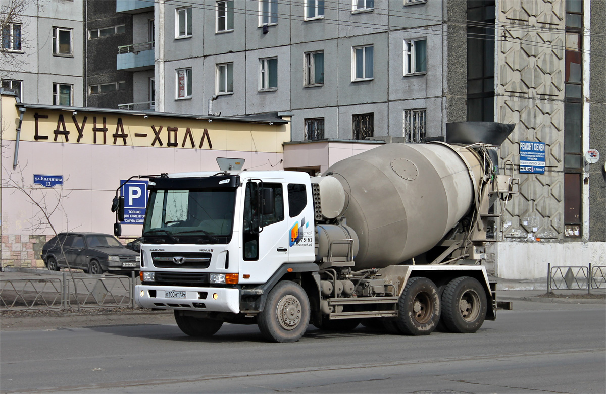 Красноярский край, № К 100 МТ 124 — Daewoo Novus