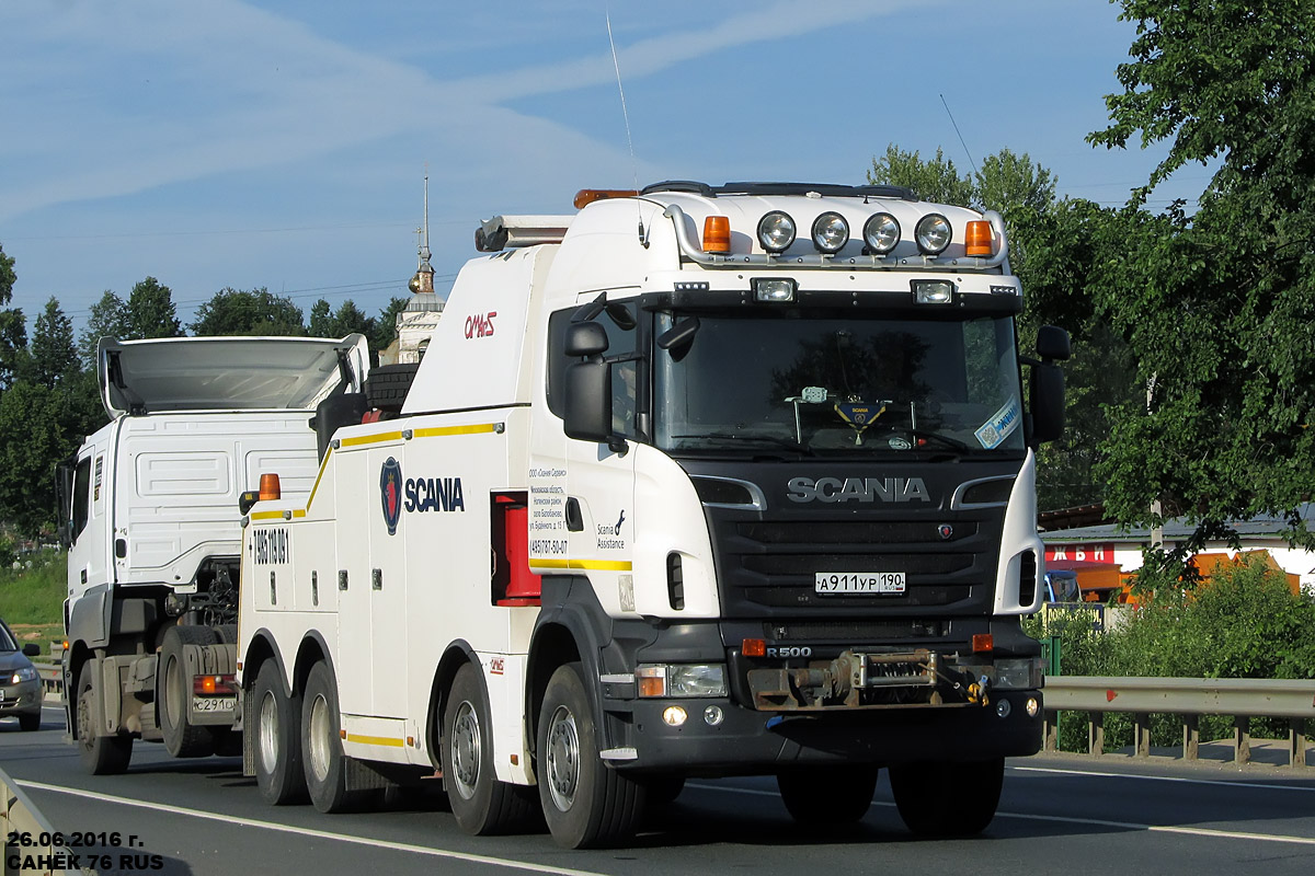 Московская область, № А 911 УР 190 — Scania ('2009) R500