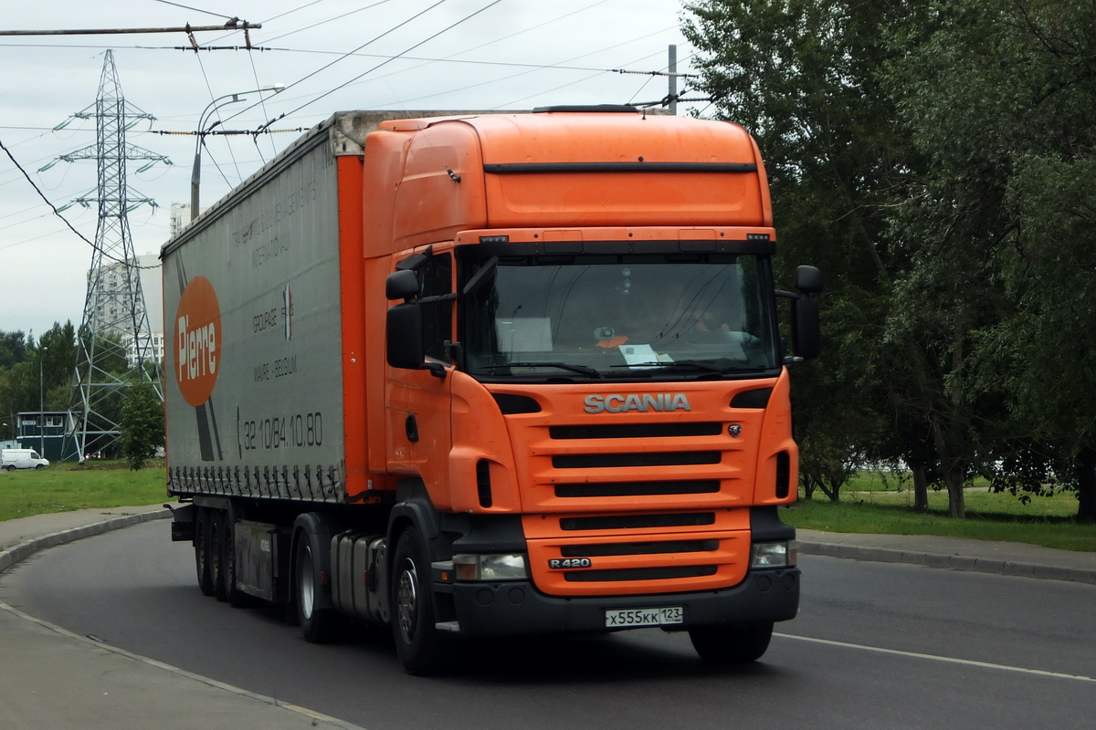 Краснодарский край, № Х 555 КК 123 — Scania ('2004) P420