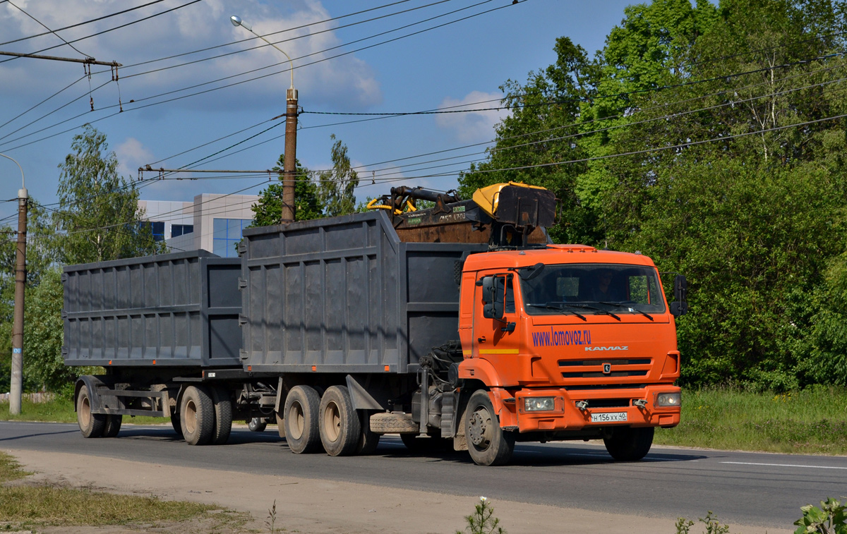 Калужская область, № Н 156 ХХ 40 — КамАЗ-65115-A4