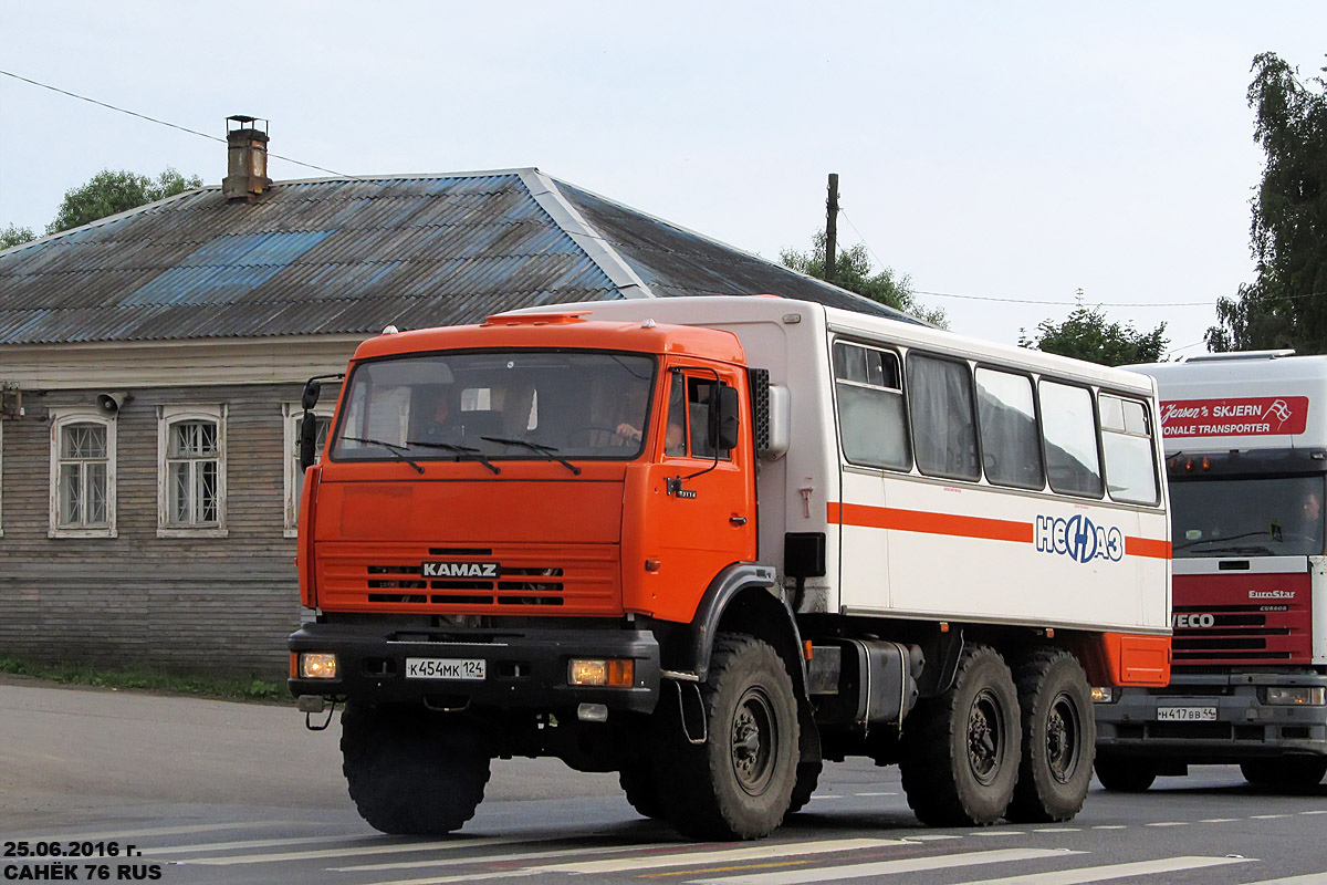 Красноярский край, № К 454 МК 124 — КамАЗ-43114-15 [43114R]