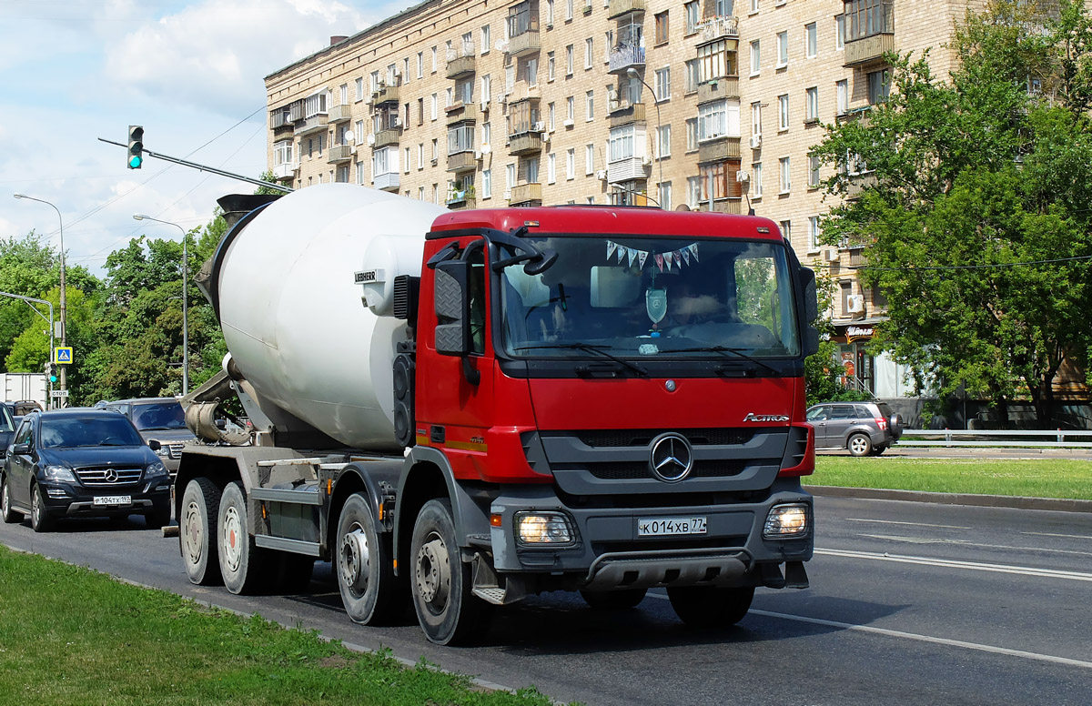 Москва, № К 014 ХВ 77 — Mercedes-Benz Actros '09 4141 [Z9M]