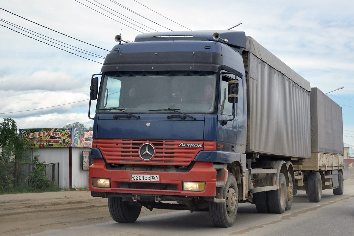 Новосибирская область, № С 201 ОС 154 — Mercedes-Benz Actros ('1997) 2540