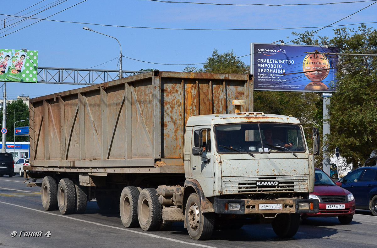 Волгоградская область, № Р 450 ХВ 34 — КамАЗ-54115 [541150]