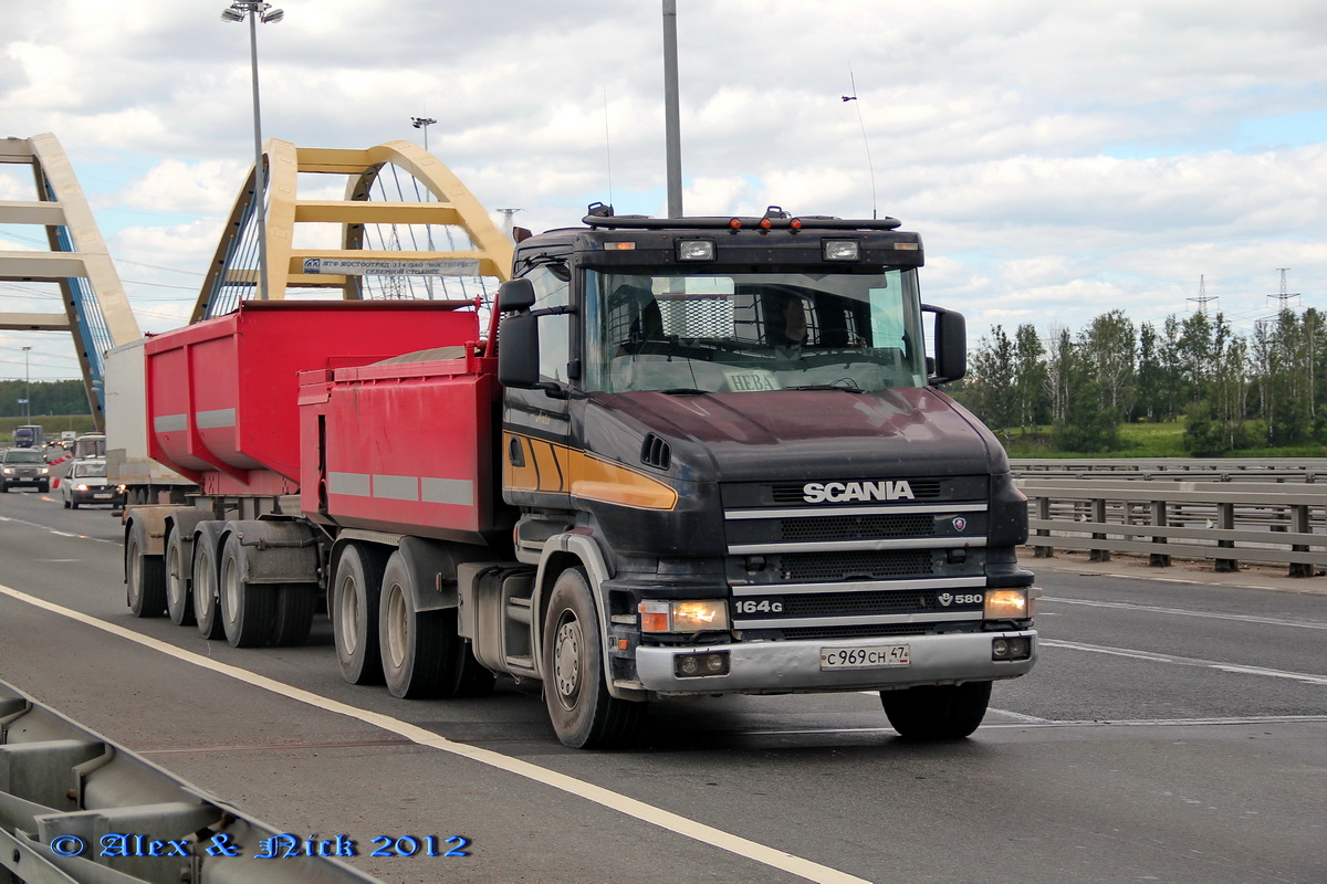 Ленинградская область, № С 969 СН 47 — Scania ('1996) T-Series 164G