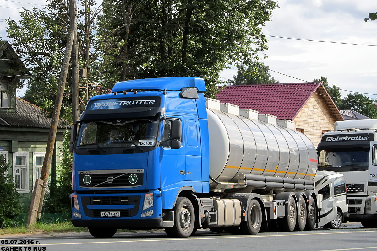 Тульская область, № Р 067 АМ 71 — Volvo ('2008) FH.460