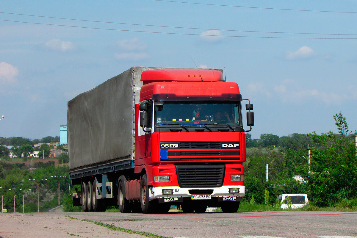 Львовская область, № ВС 8753 ЕС — DAF 95XF FT