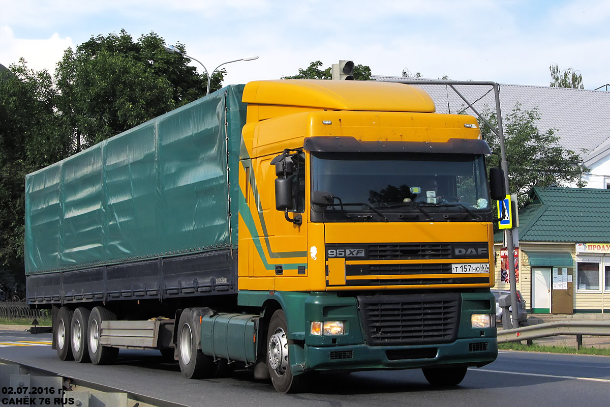 Смоленская область, № Т 157 НО 67 — DAF 95XF FT