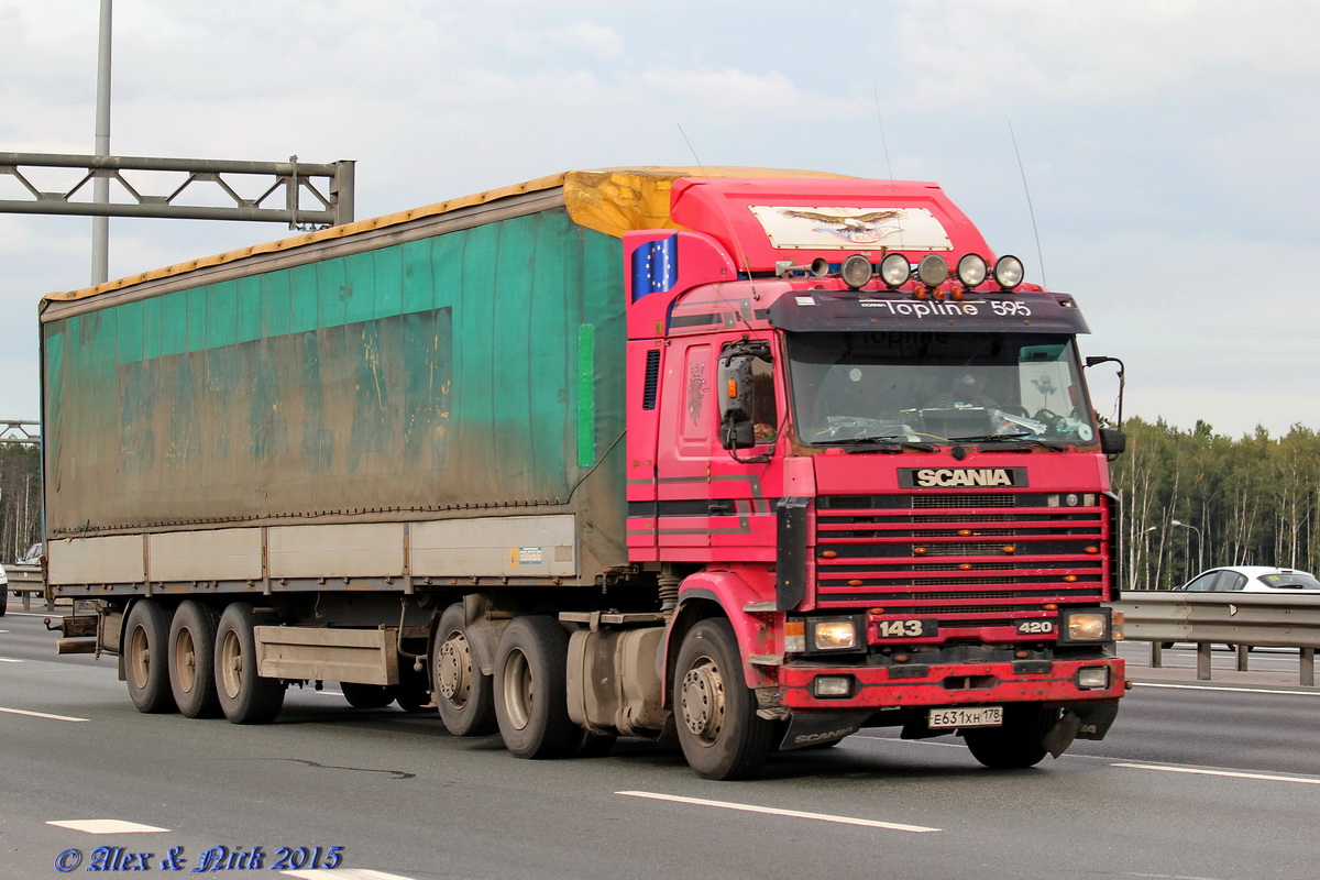 Санкт-Петербург, № Е 631 ХН 178 — Scania (II) R143M