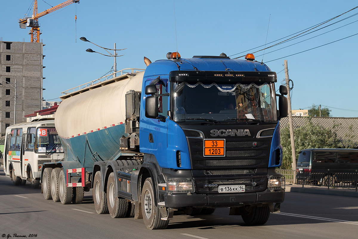 Саха (Якутия), № В 136 КК 14 — Scania ('2009) R560