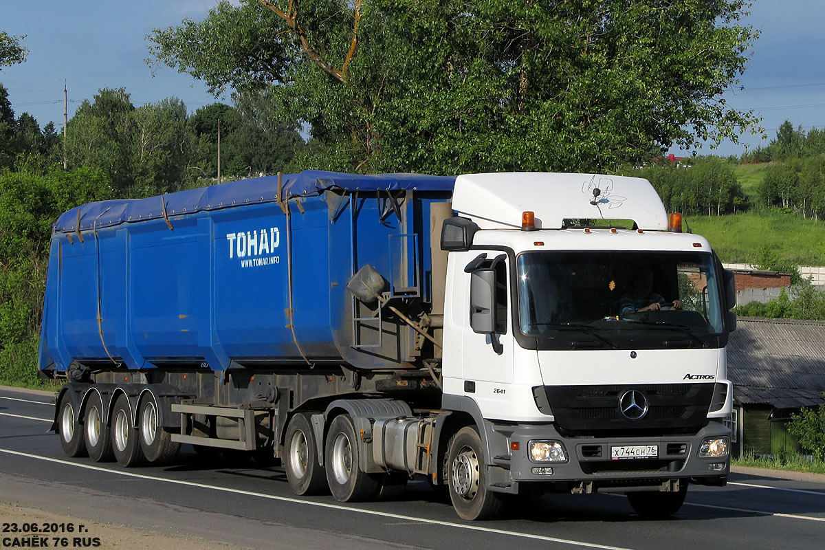 Ярославская область, № Х 744 СН 76 — Mercedes-Benz Actros ('2009) 2641