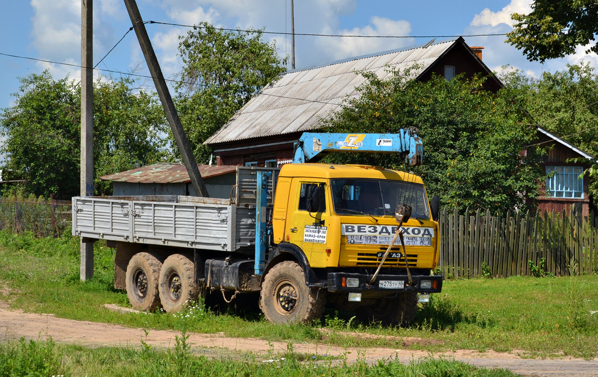 Калужская область, № Н 275 ТУ 40 — КамАЗ-43118-13 [43118N]