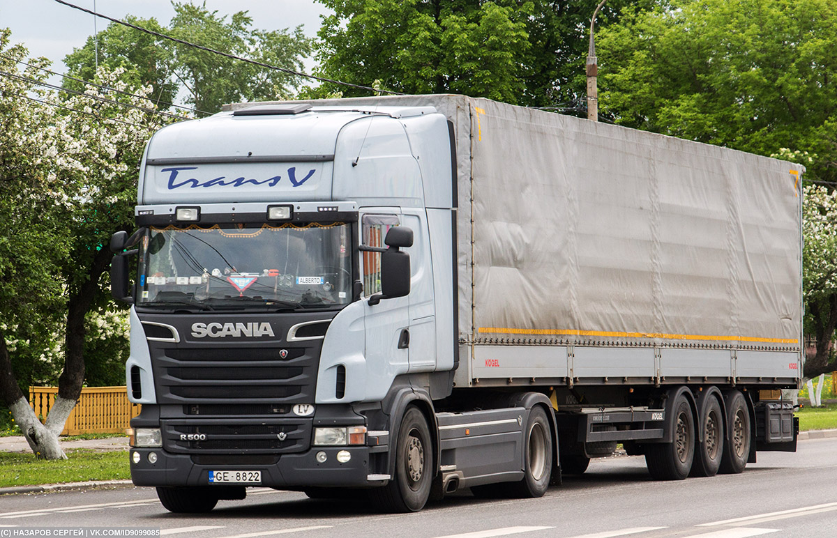 Латвия, № GE-8822 — Scania ('2009) R500