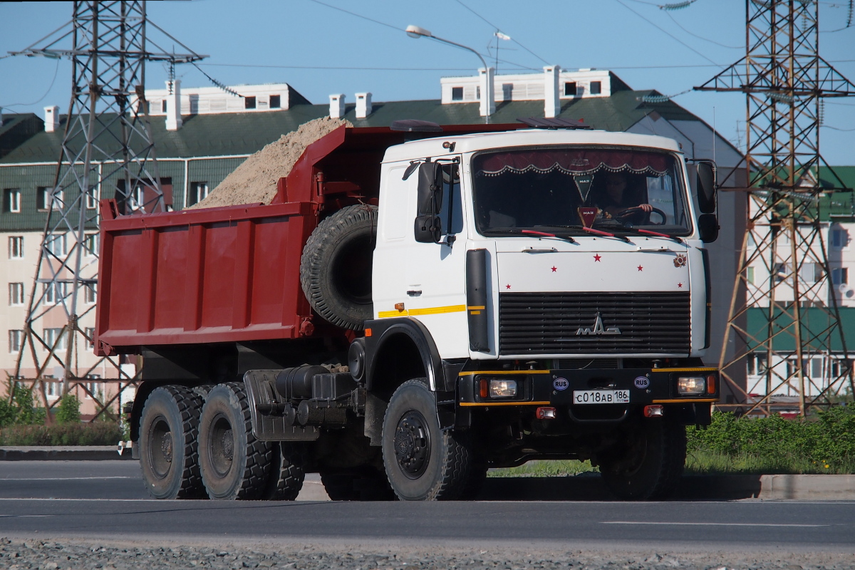 Ханты-Мансийский автоном.округ, № С 018 АВ 186 — МАЗ-651705