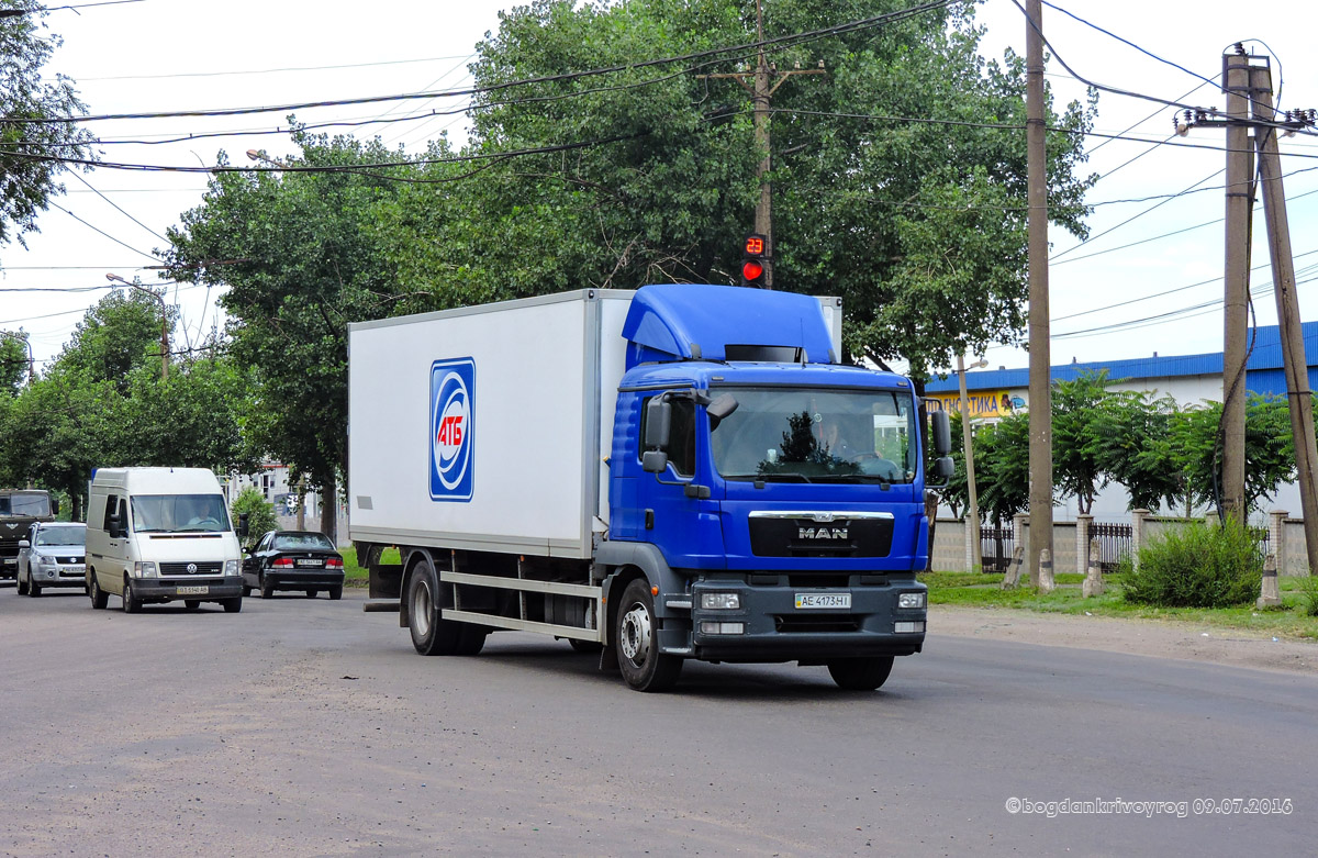 Днепропетровская область, № АЕ 4173 НІ — MAN TGM 18.240