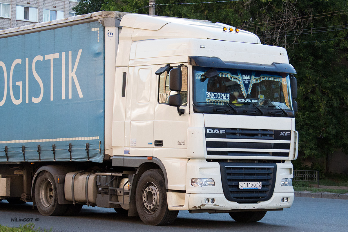 Удмуртия, № С 111 ХО 18 — DAF XF105 FT