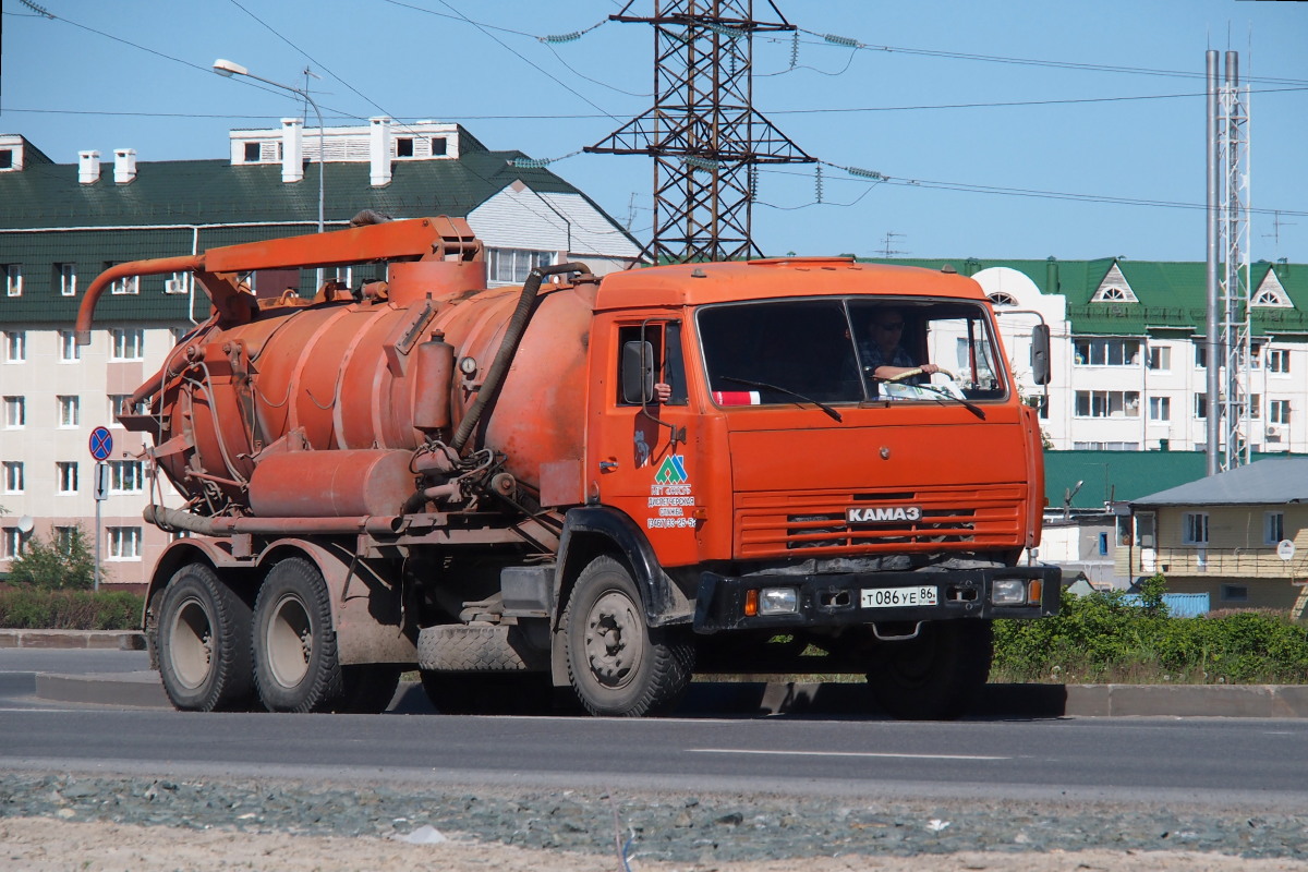 Ханты-Мансийский автоном.округ, № Т 086 УЕ 86 — КамАЗ-53215 [532150]