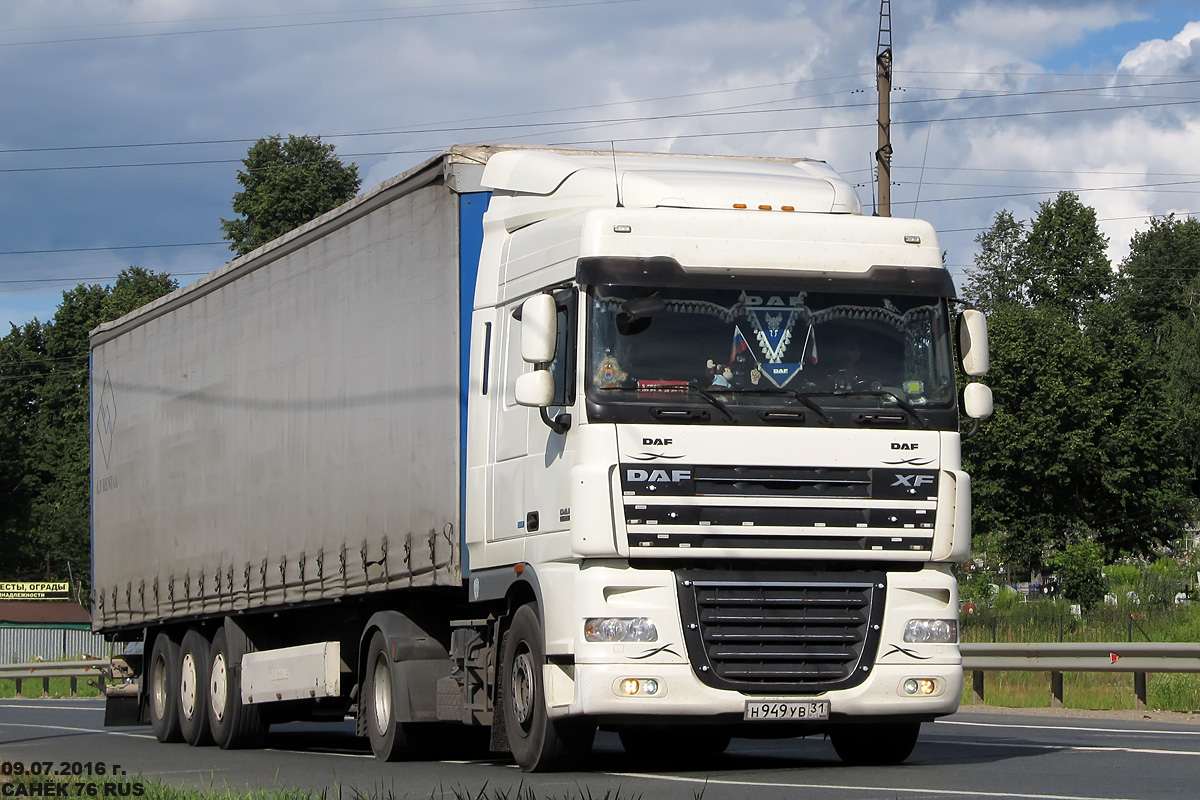 Белгородская область, № Н 949 УВ 31 — DAF XF105 FT