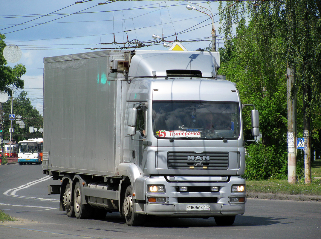 Нижегородская область, № Е 806 СК 152 — MAN TGA 24.410