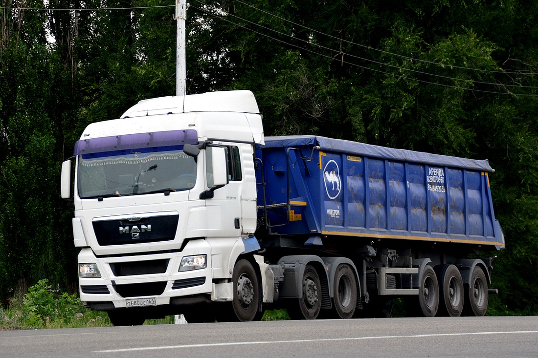 Ростовская область, № Т 680 ОС 161 — MAN TGX ('2007) 26.440