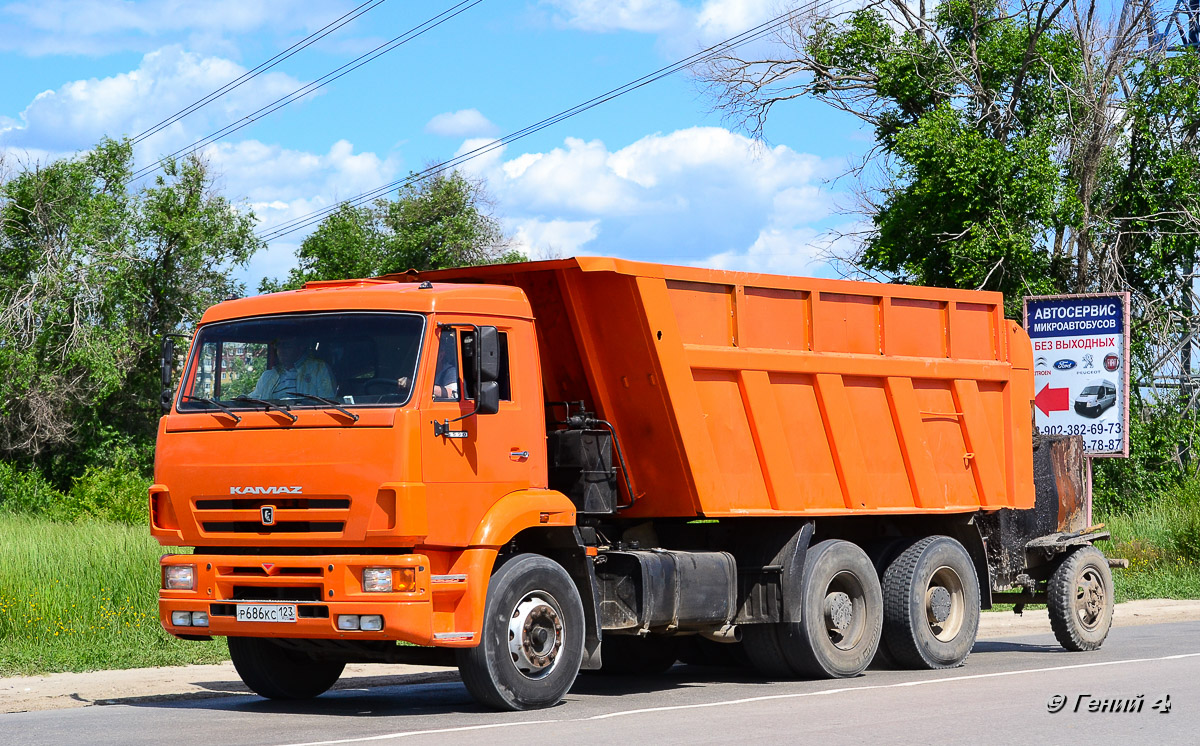 Волгоградская область, № Р 686 КС 123 — КамАЗ-6520 [652000]