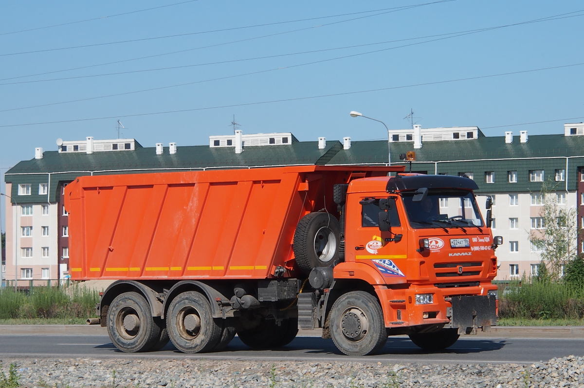 Ханты-Мансийский автоном.округ, № М 224 АТ 186 — КамАЗ-6520 (общая модель)