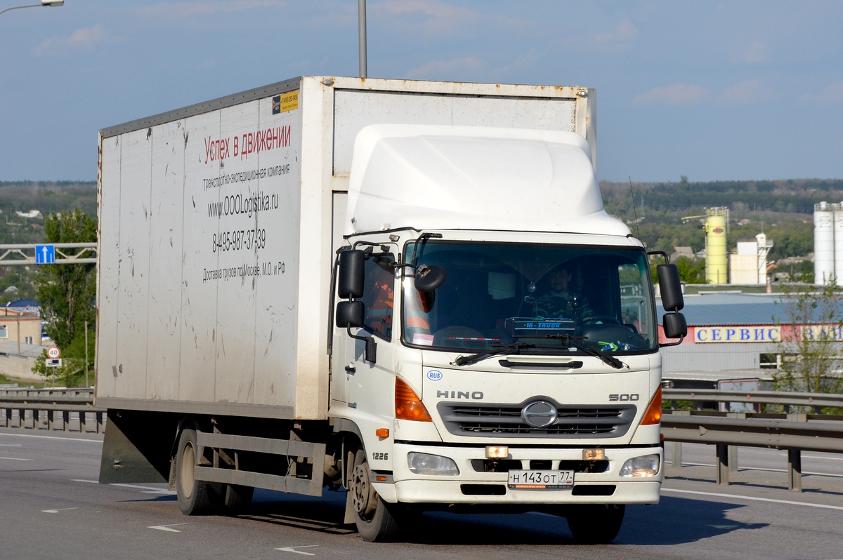 Москва, № Н 143 ОТ 77 — Hino 500