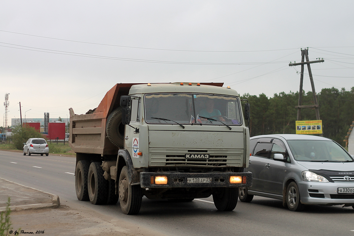 Чувашия, № У 138 АР 21 — КамАЗ-55111-02 [55111C]