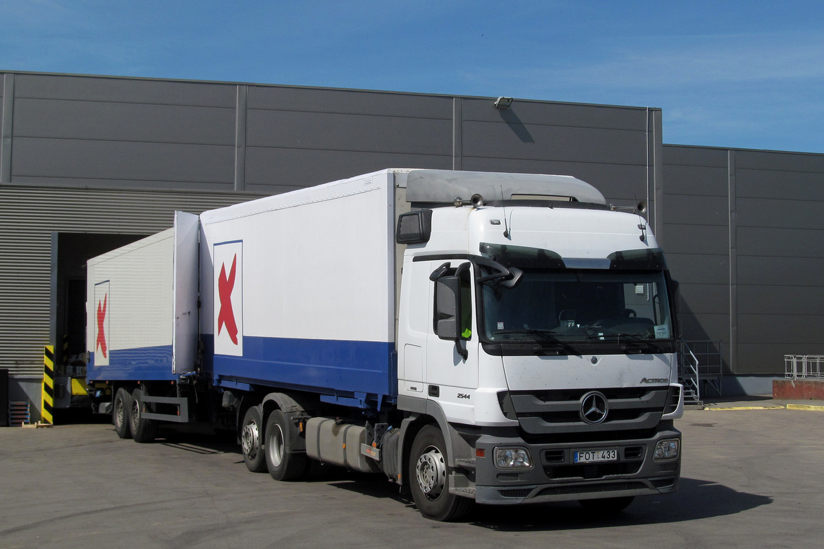 Литва, № FOT 433 — Mercedes-Benz Actros ('2009) 2544