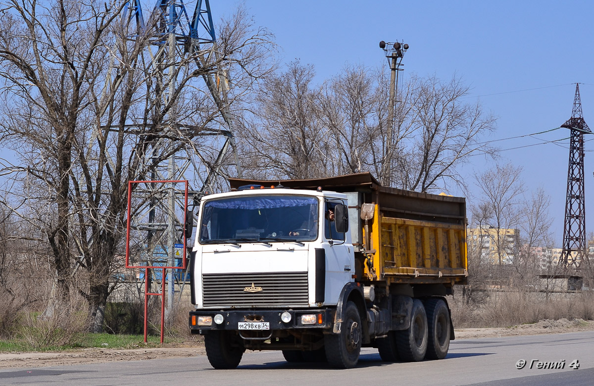 Волгоградская область, № М 298 КВ 34 — МАЗ-5516A5