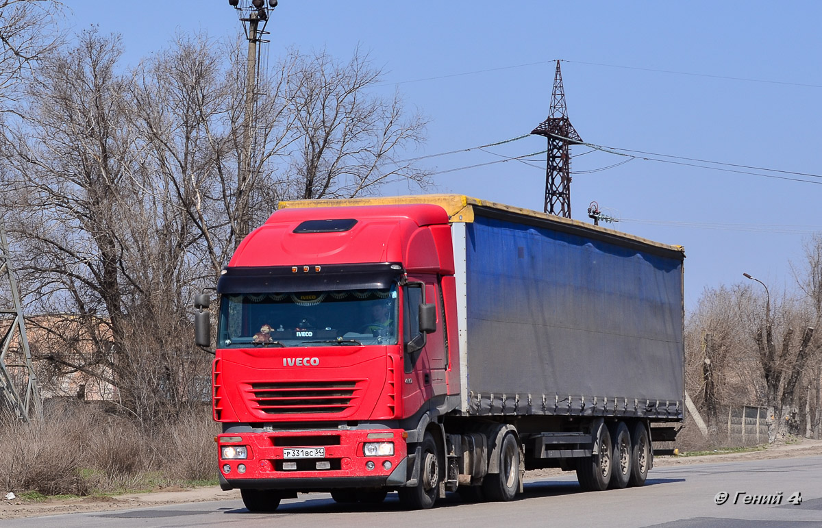 Волгоградская область, № Р 331 ВС 34 — IVECO Stralis ('2002) 430