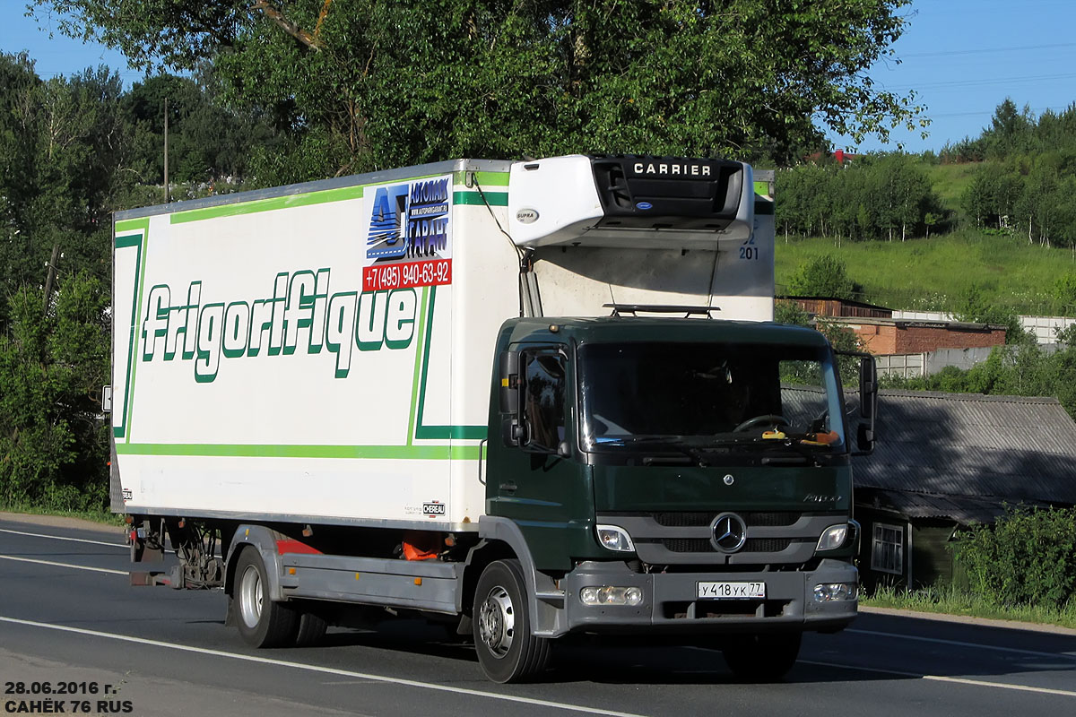 Москва, № У 418 УК 77 — Mercedes-Benz Atego 815