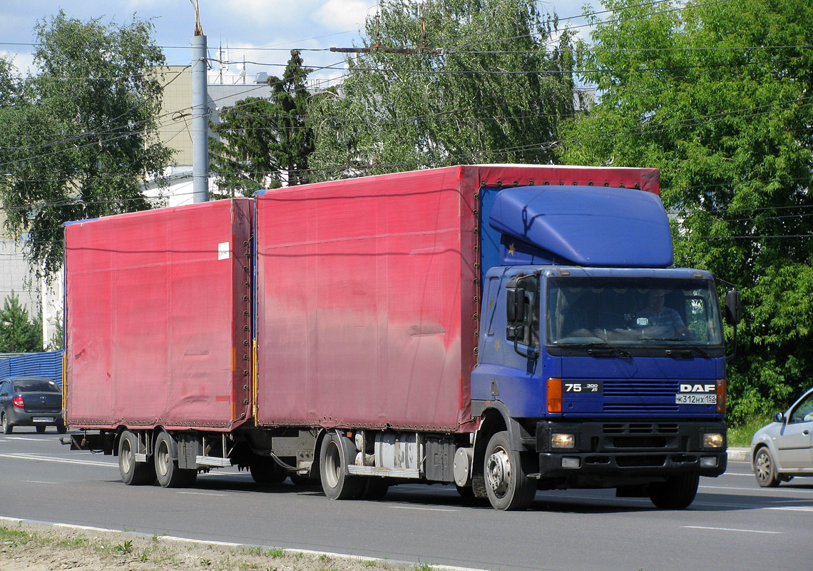 Нижегородская область, № К 312 НХ 152 — DAF 75 (CF) FA