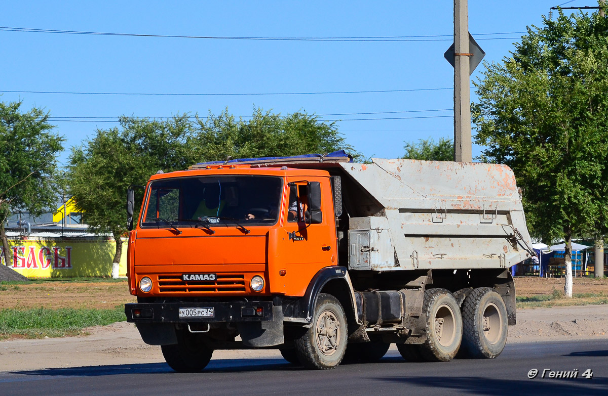 Волгоградская область, № У 005 РС 34 — КамАЗ-5511