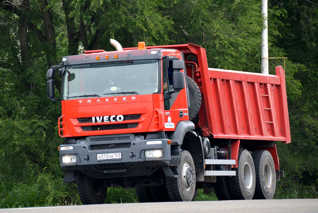 Краснодарский край, № В 572 НВ 123 — IVECO-AMT Trakker ('2007)