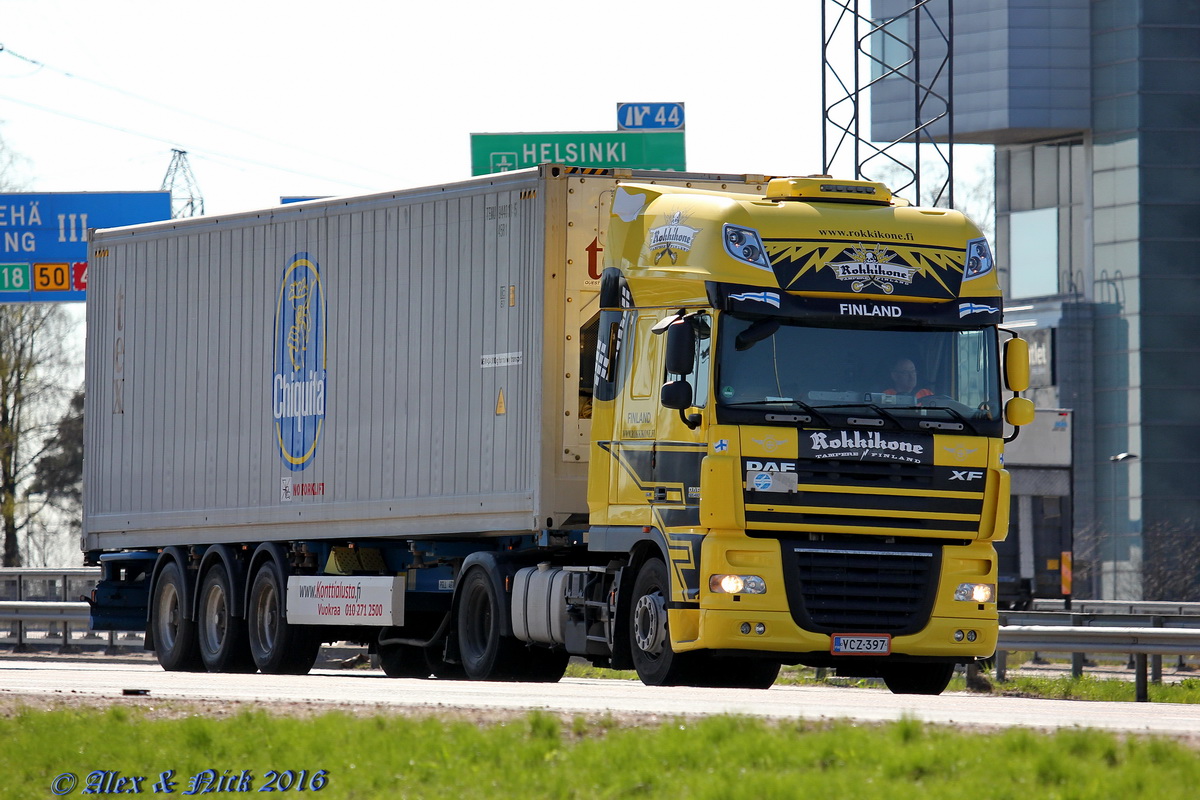 Финляндия, № VCZ-397 — DAF XF105 FT