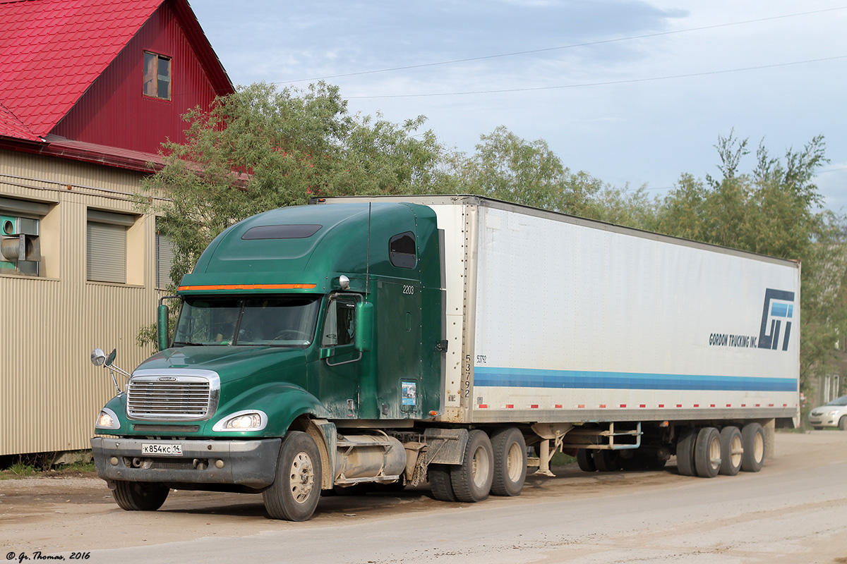 Саха (Якутия), № К 854 КС 14 — Freightliner Columbia