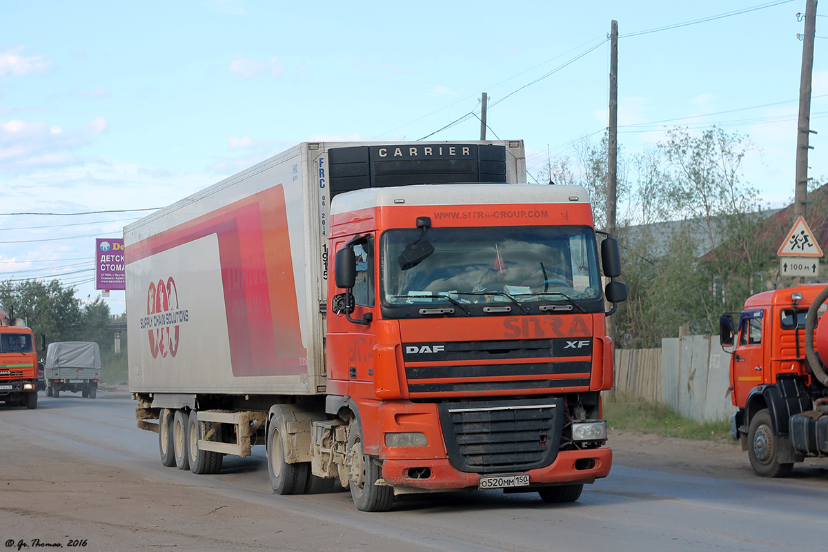 Московская область, № О 520 ММ 150 — DAF XF105 FT