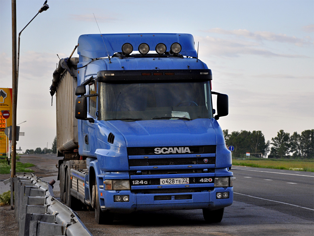 Алтайский край, № О 428 ТЕ 22 — Scania ('1996) T-Series 124G