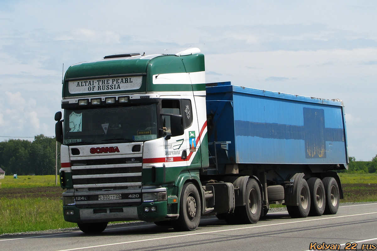 Алтайский край, № С 330 ТТ 22 — Scania ('1996) R124L